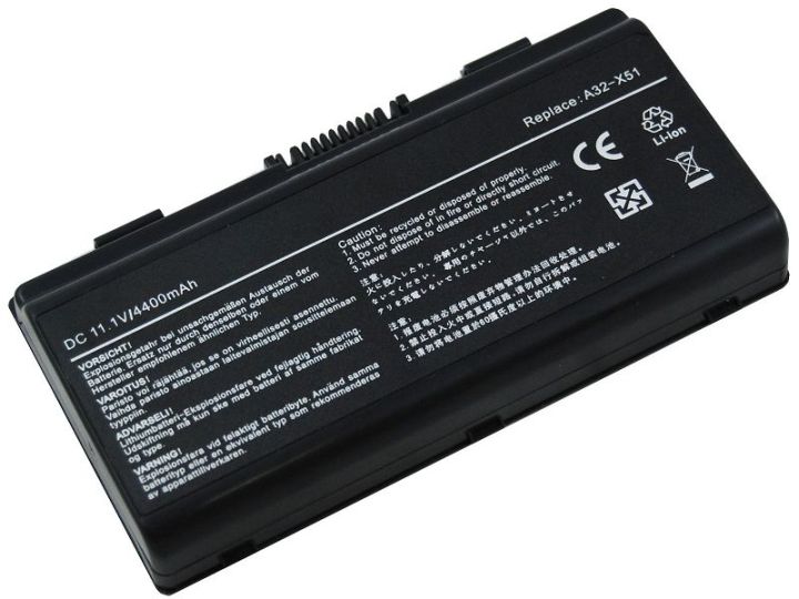 Аккумуляторная батарея A32-X51 для ASUS