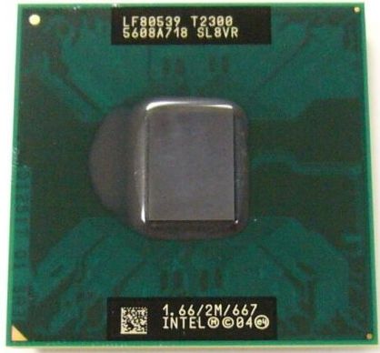 Процессор для ноутбука Intel Mobile Core Duo T2300 1.67GHz 2M 667FSB sM LP CPU SL8VR