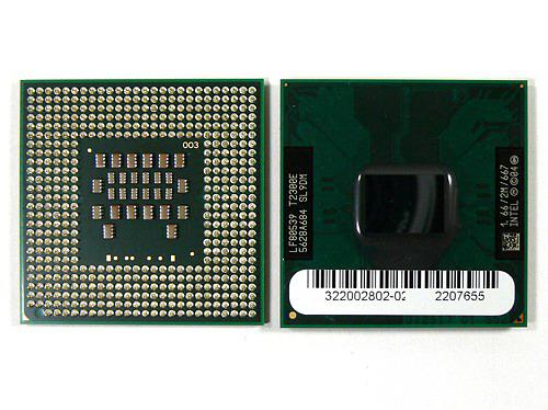 Процессор для ноутбука Intel Core 2 Duo T5500 1.66GHz/2Mb/667MHz SL9U4