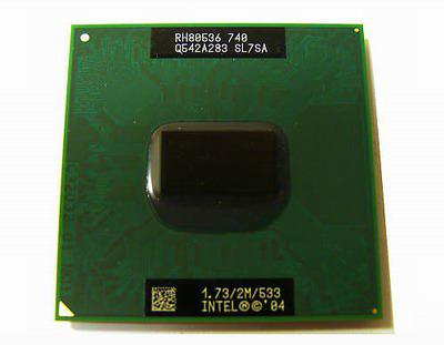 Процессор для ноутбука Intel Pentium M 740 SL7SA 1.73GHz 2MB 533MHz