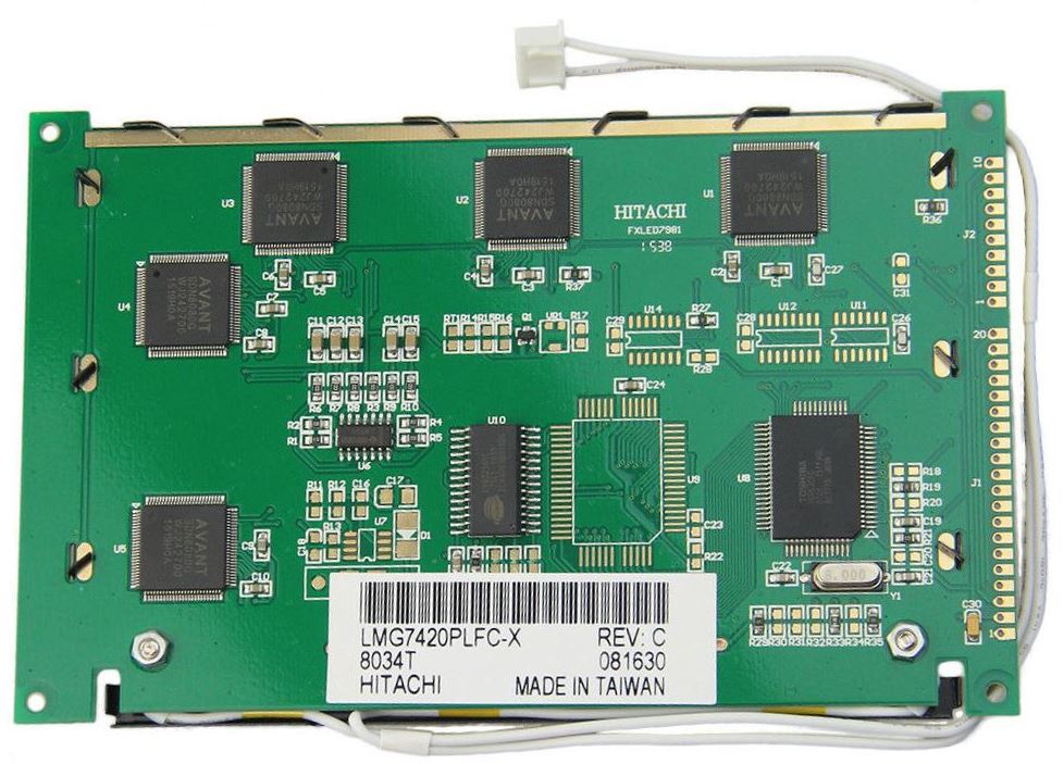 LMG7420PLFC-X 5.1'' матрица (экран) Синий