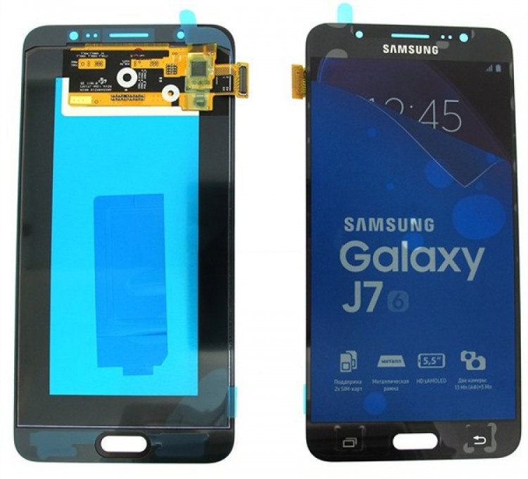 Дисплейный модуль Samsung J710F J7 2016 Черный  AA TFT