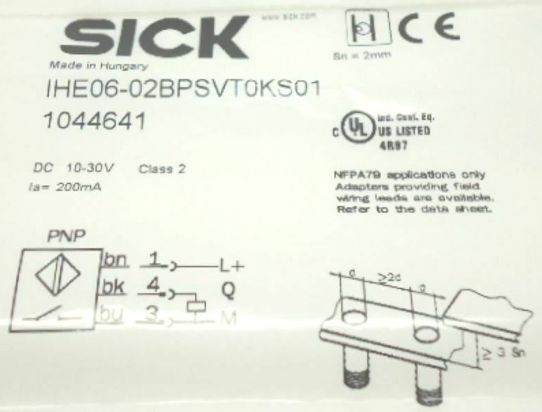 Sick 1044641 IHE06-02BPSVT0KS01
