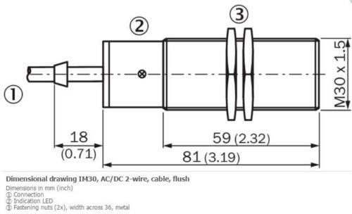Индуктивный датчик Sick IM30-10BUS-ZU0
