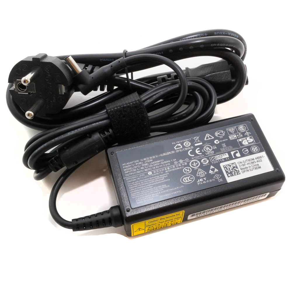 Зарядка для ноутбука Dell 19.5V 2.31A (45W) 4.5x3.0мм с иглой