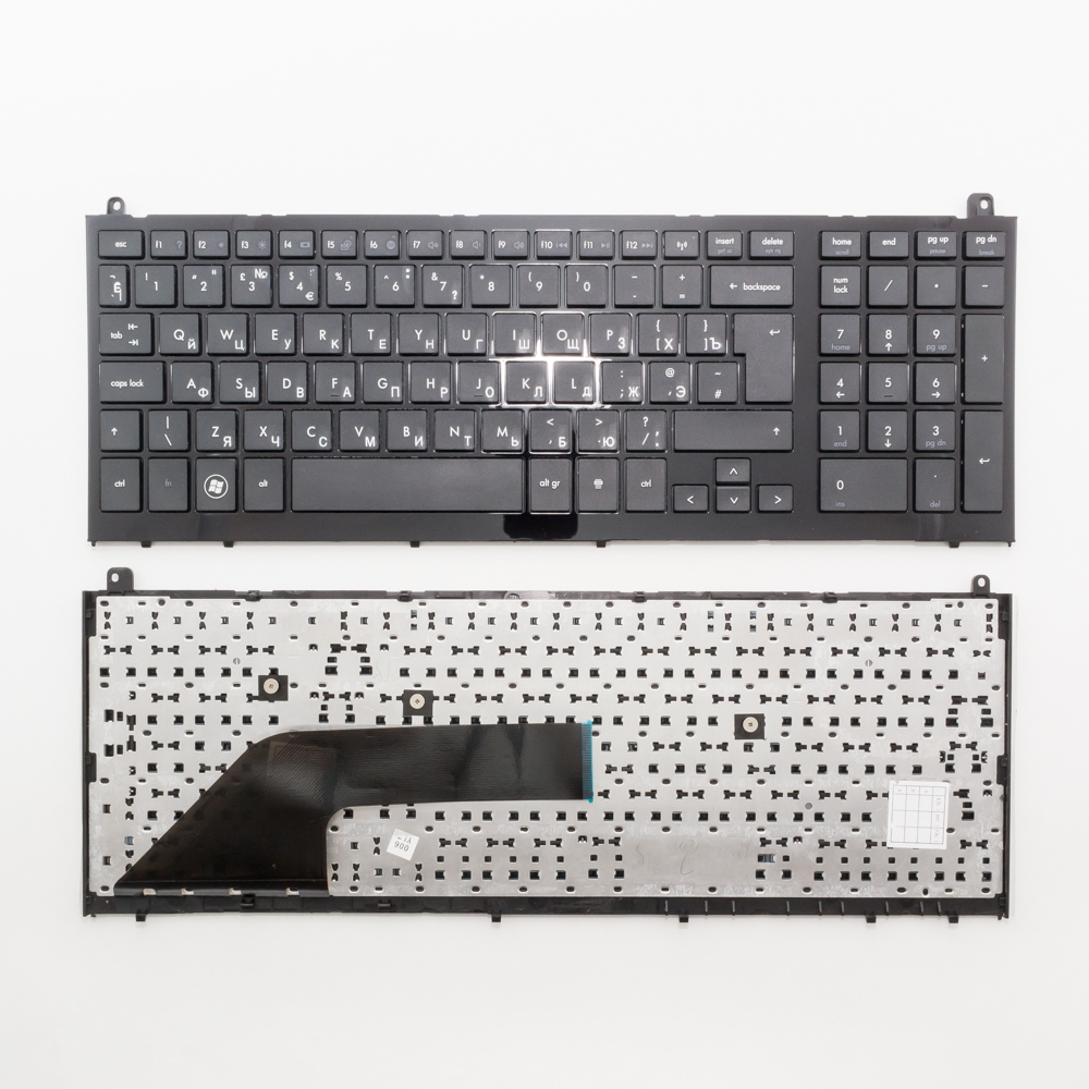 Клавиатура для ноутбука HP 4520, 4520s, 4525s черная с рамкой