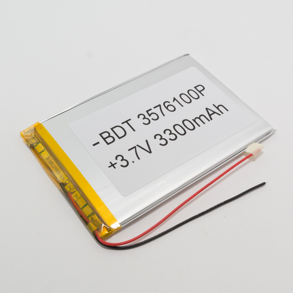 Аккумулятор 3.7v 3300mAh 100x75x3.5 мм (2 pin)