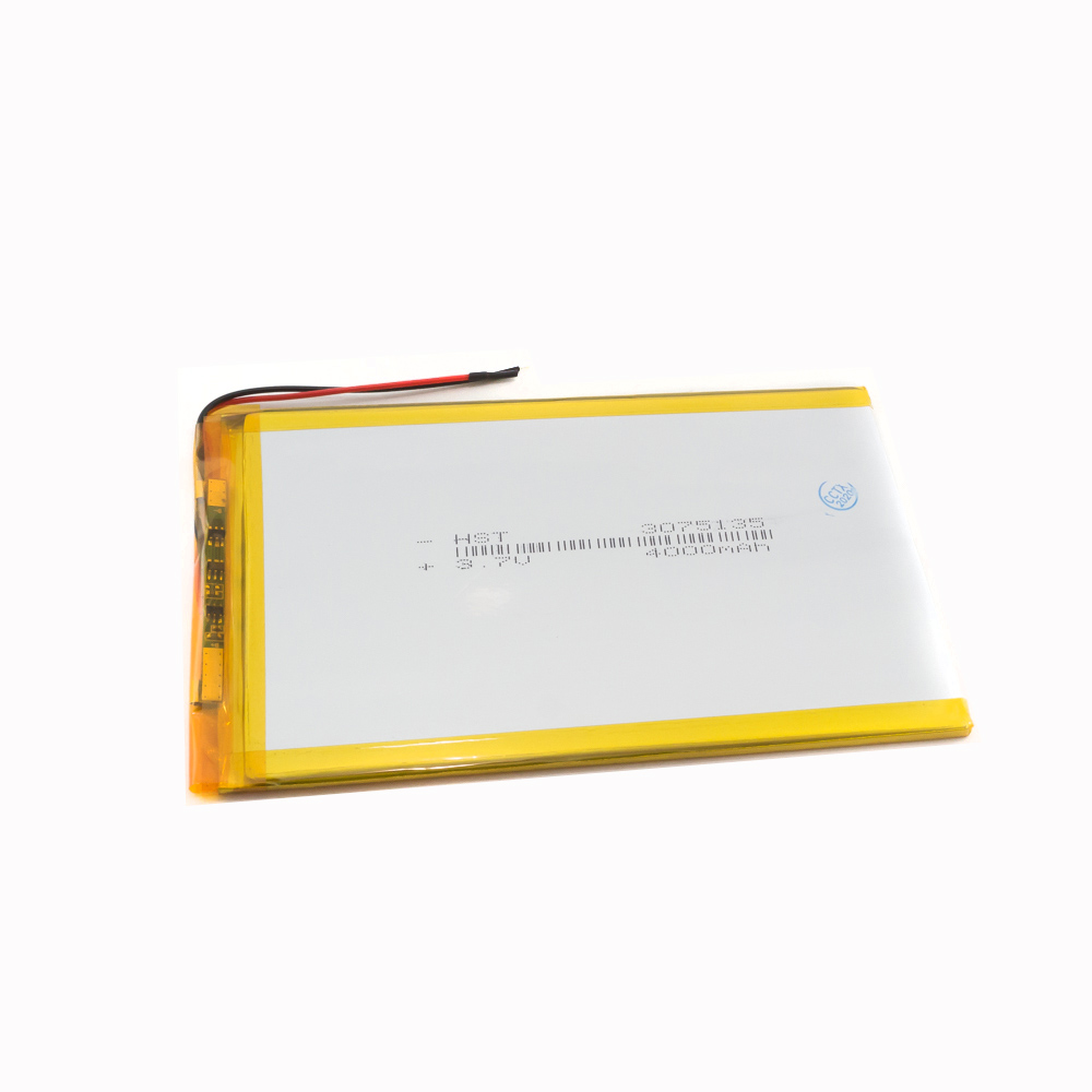 Аккумулятор 3.7v 4000mAh 130x75x3мм (2 pin)