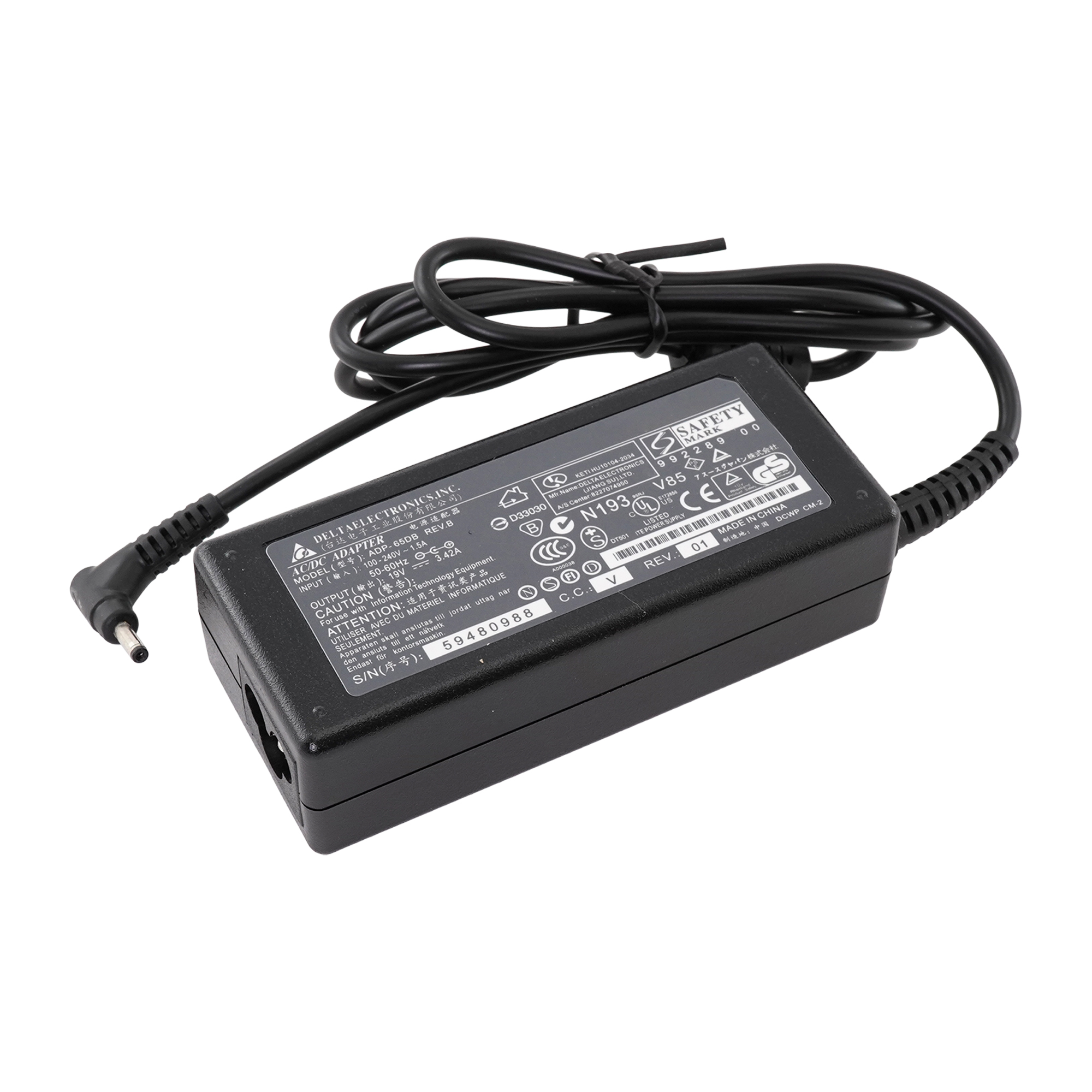 OEM зарядка для ноутбука Asus 19V 3.42A (65W) 3.0x1.1мм