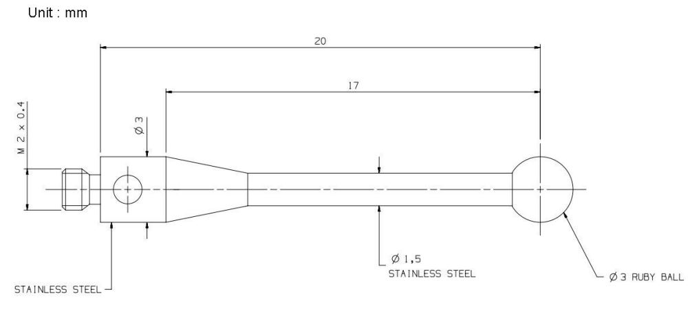 Измерительный контактный щуп A-5000-4160
